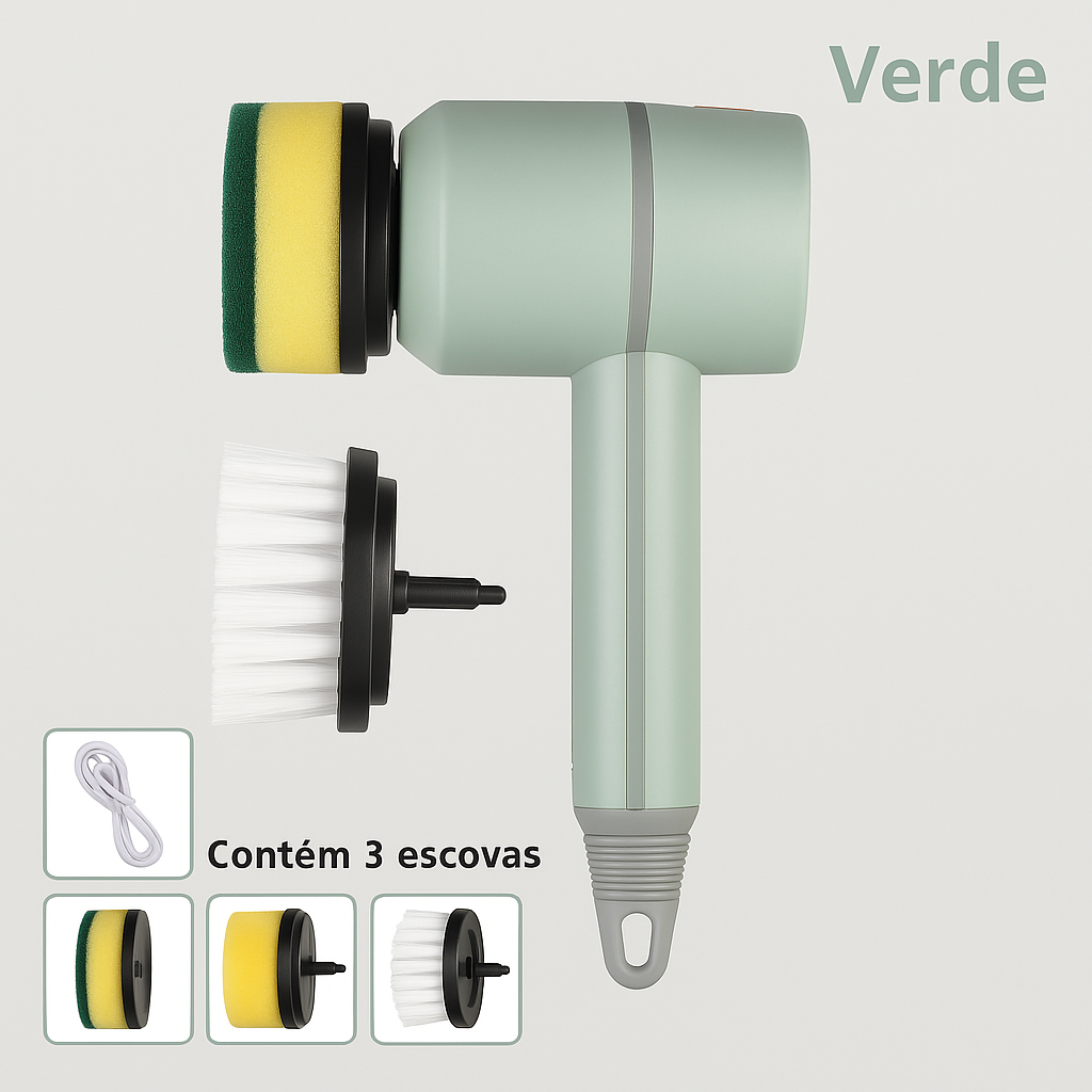 Escova de Limpeza Elétrica