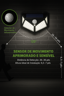 Lâmpada Solar LED de Parede