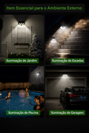 Lâmpada Solar LED de Parede