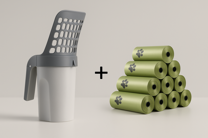 Pá de Limpeza de Areia de Gato