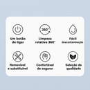 Escova de Limpeza Elétrica